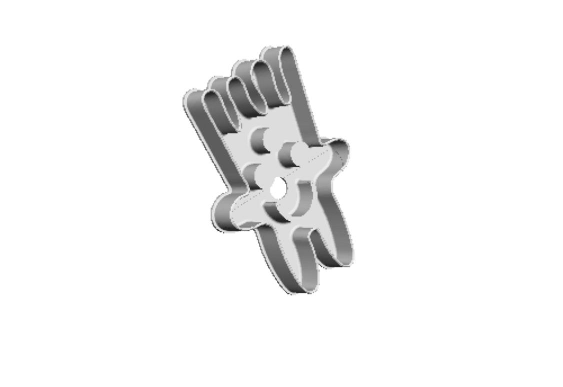 Wacky Monster 10 outline Cookie Cutter   _0