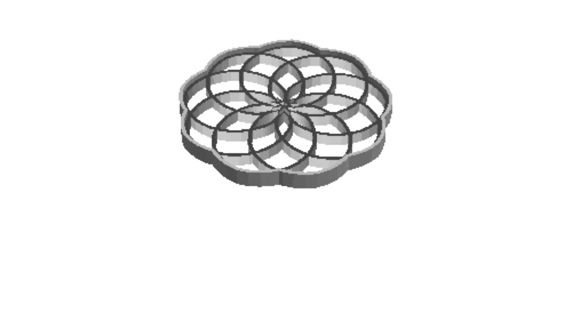 Mandala outline Cookie Cutter      _0