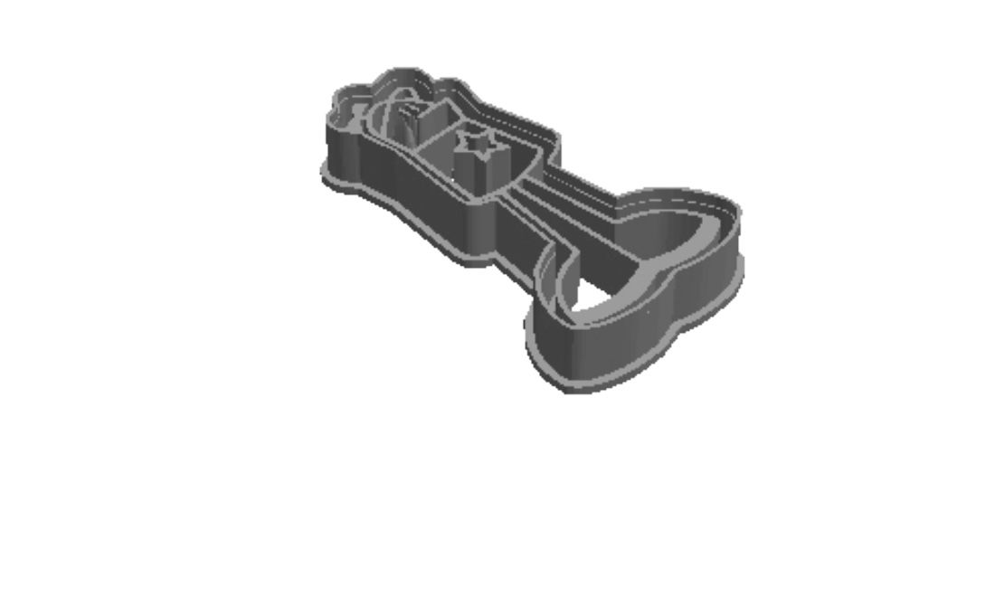 Homestar Runner 2 outline Cookie Cutter      _0