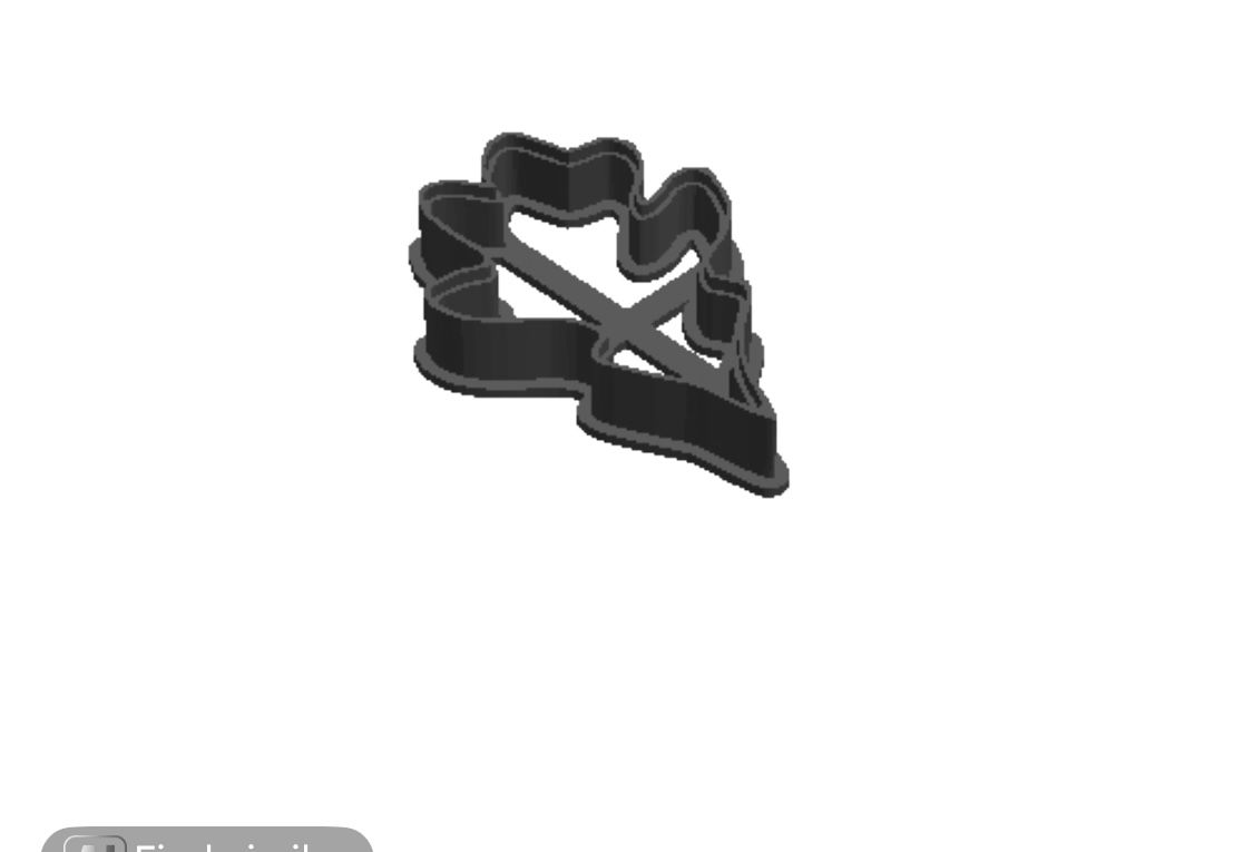 Leafe 3 outline Cookie Cutter                    _0