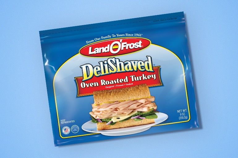 Land O Frost Deli Shaved Oven roast turkey_0