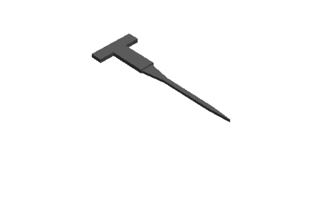 T cake topper outline Cookie Cutter       _0