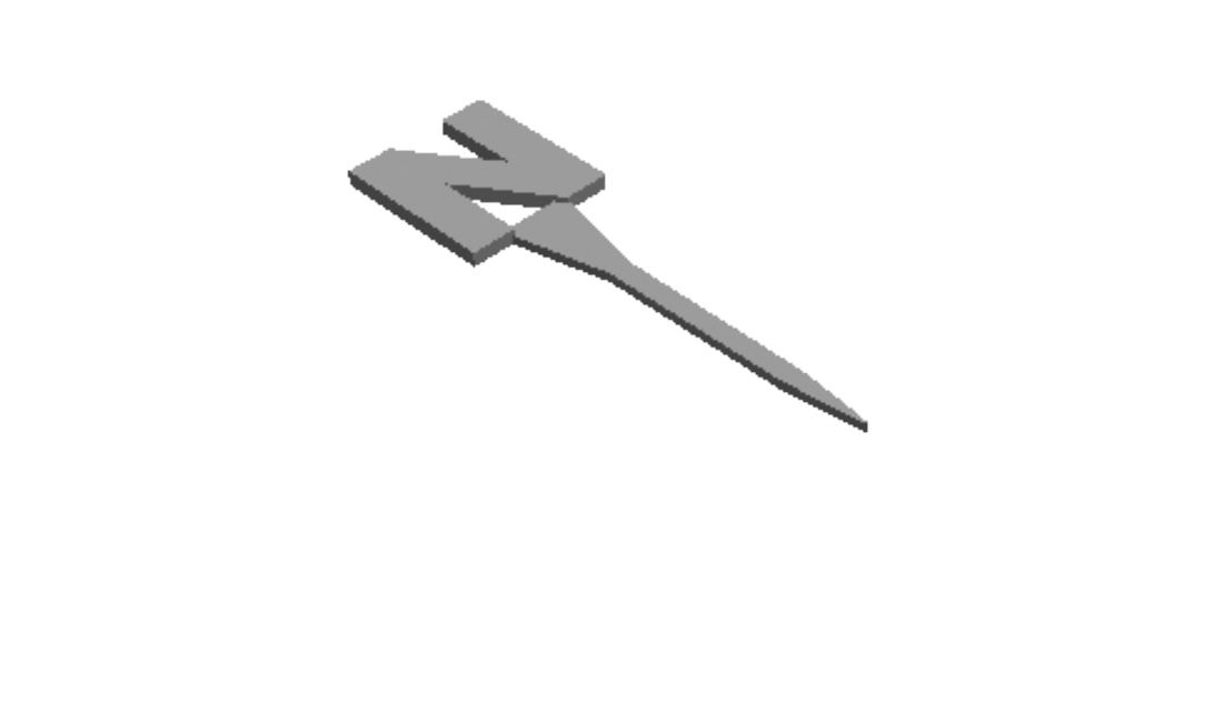 N cake topper outline Cookie Cutter         _0