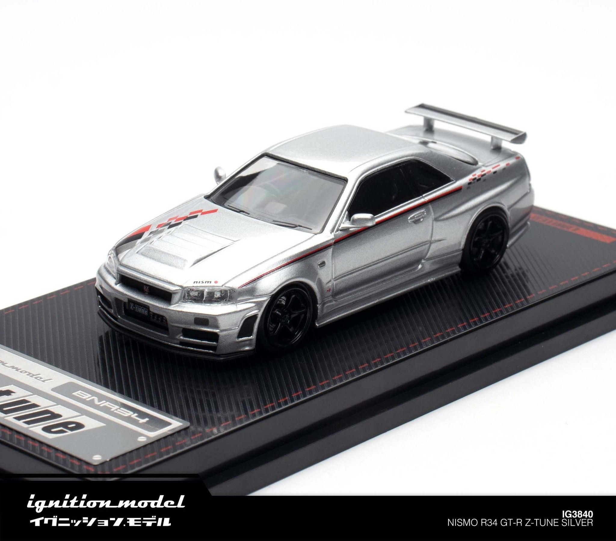 IGNITION MODEL 1/64 NISSAN SKYLINE GT-R (R34) NISMO Z-TUNE - SILVER_6