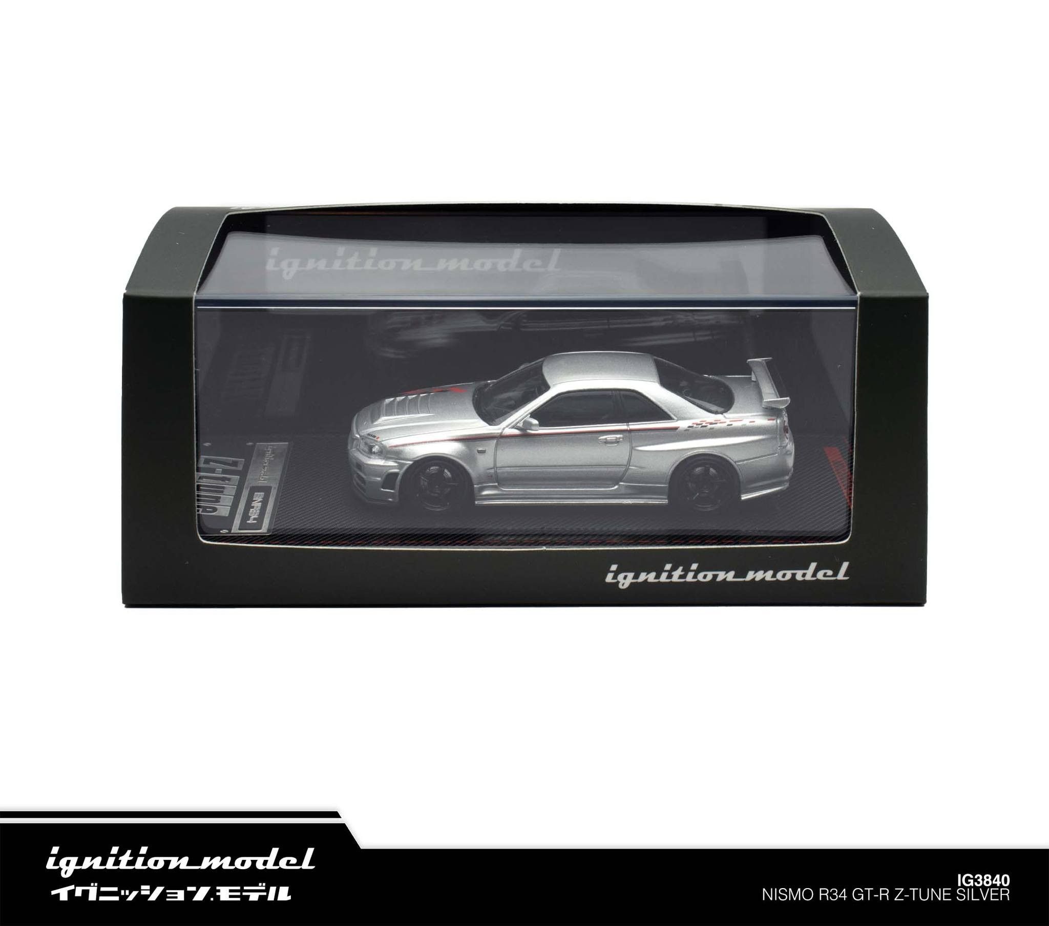 IGNITION MODEL 1/64 NISSAN SKYLINE GT-R (R34) NISMO Z-TUNE - SILVER_7