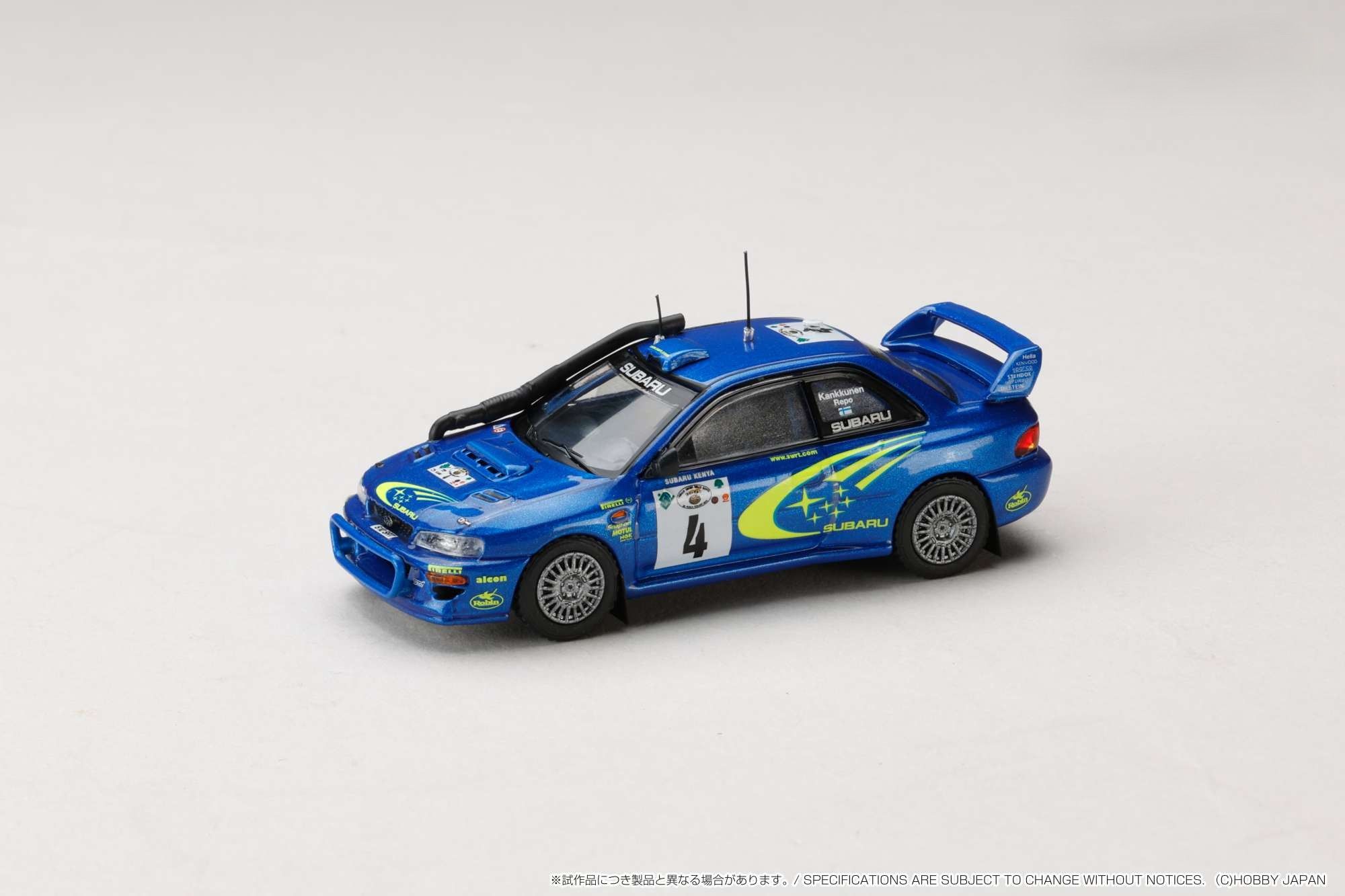 HOBBY JAPAN MODEL 1/64 SUBARU IMPREZA WRC 2000 SAFARI_1