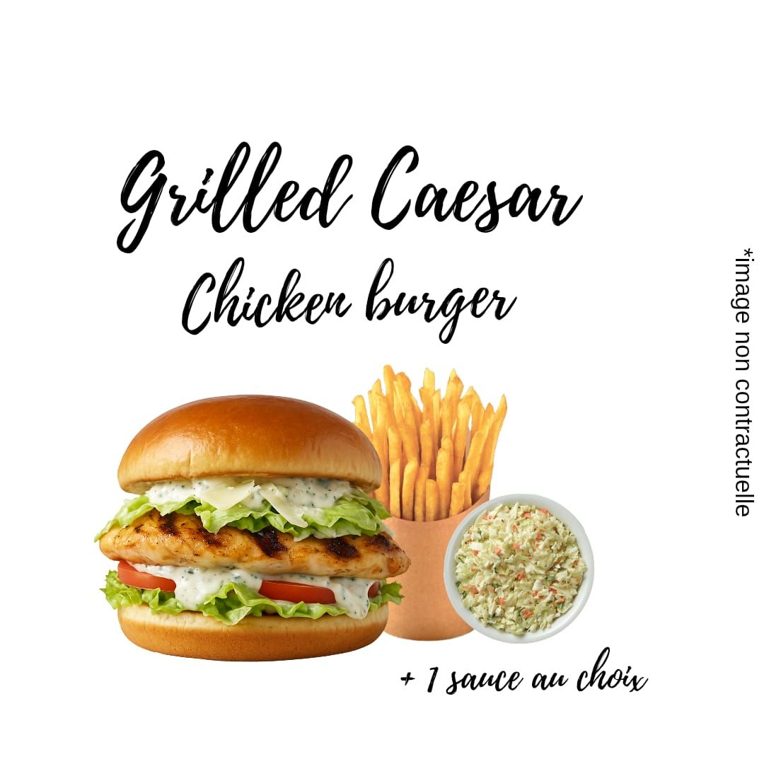 Grilled chicken caesar burger_0