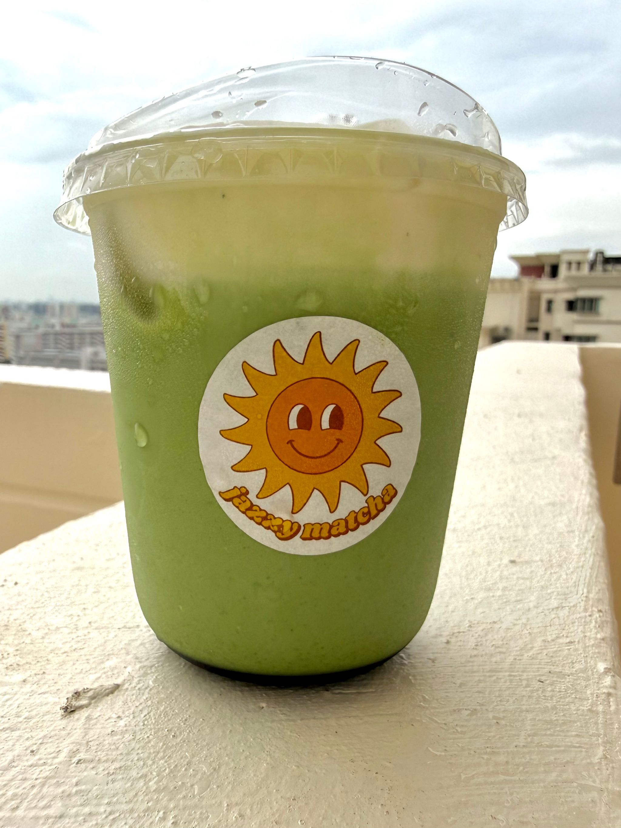 Banana Bread Cold Foam Matcha Latte _0