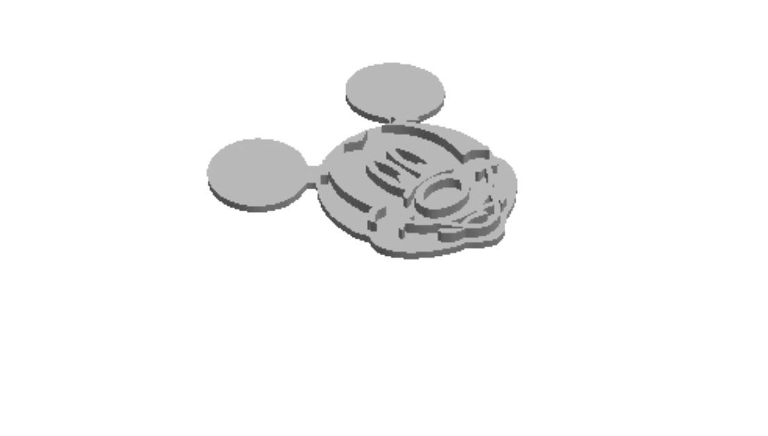 Micky Face imprint  Cookie Cutter _0