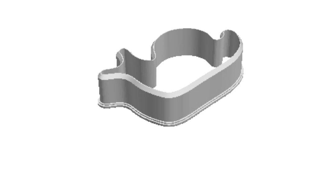 Snail outline Cookie Cutter_0