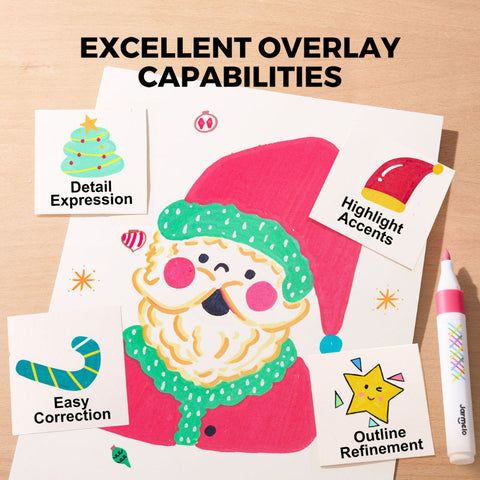 Jar Meló – Fine Tip Vivid Washable Markers (12 Colours)_2