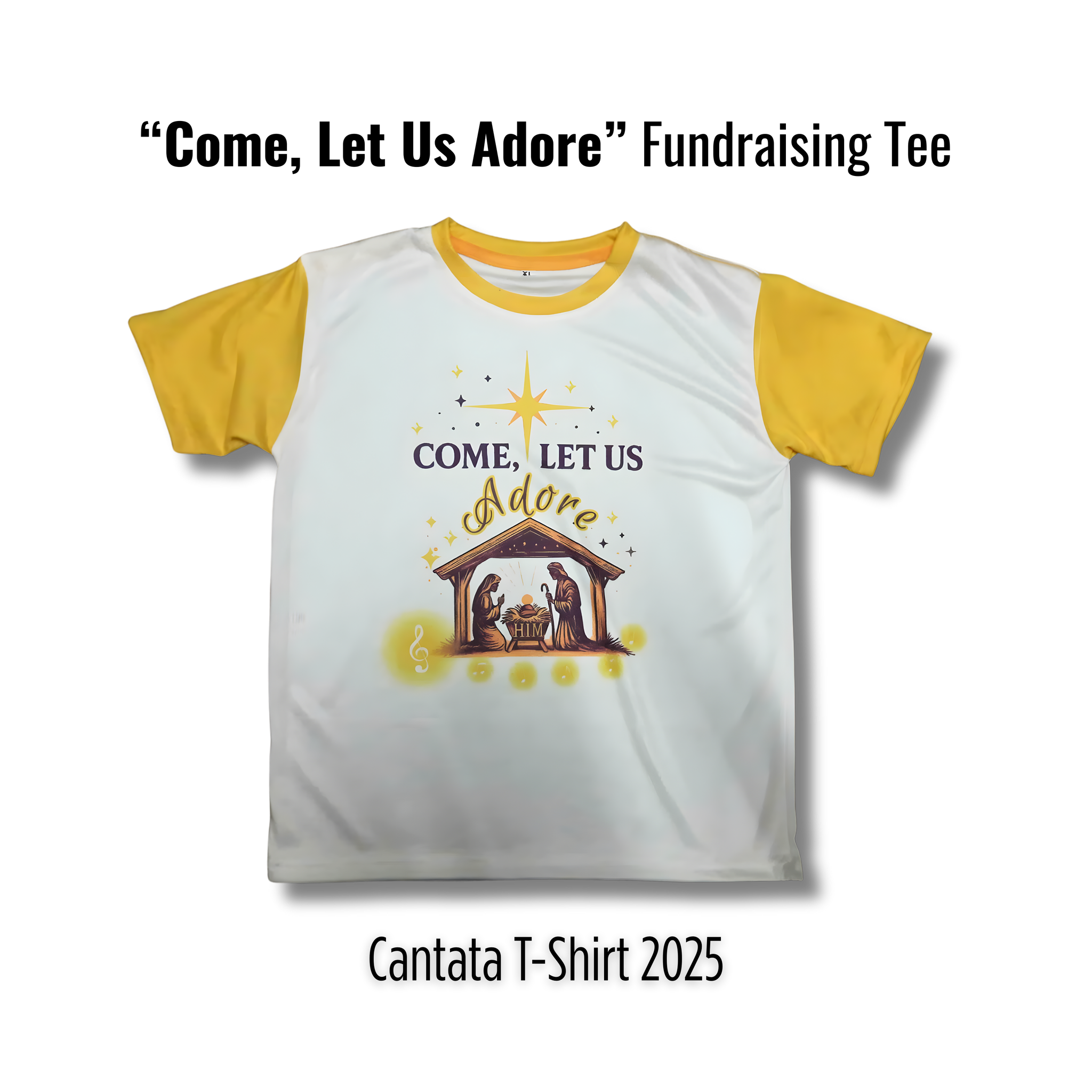 "Come Let Us Adore" 2025 Cantata Souvenir Tee_0