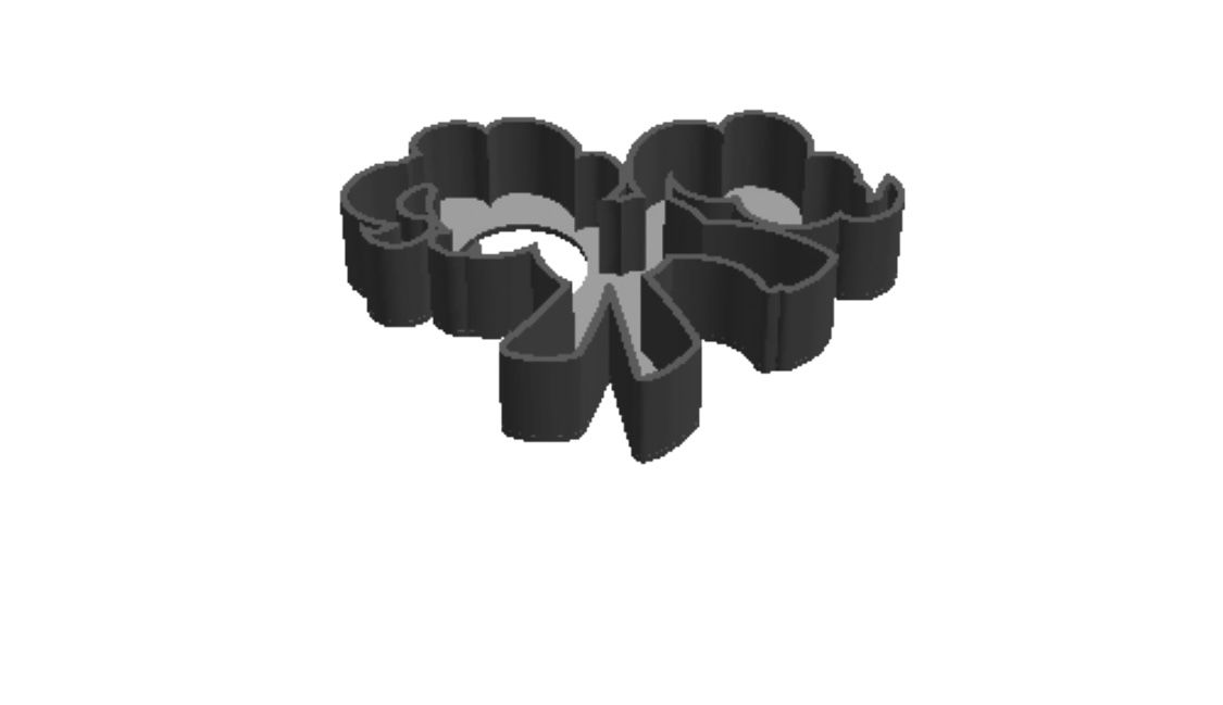 My little Pony Pinky outline Cookie Cutter _0