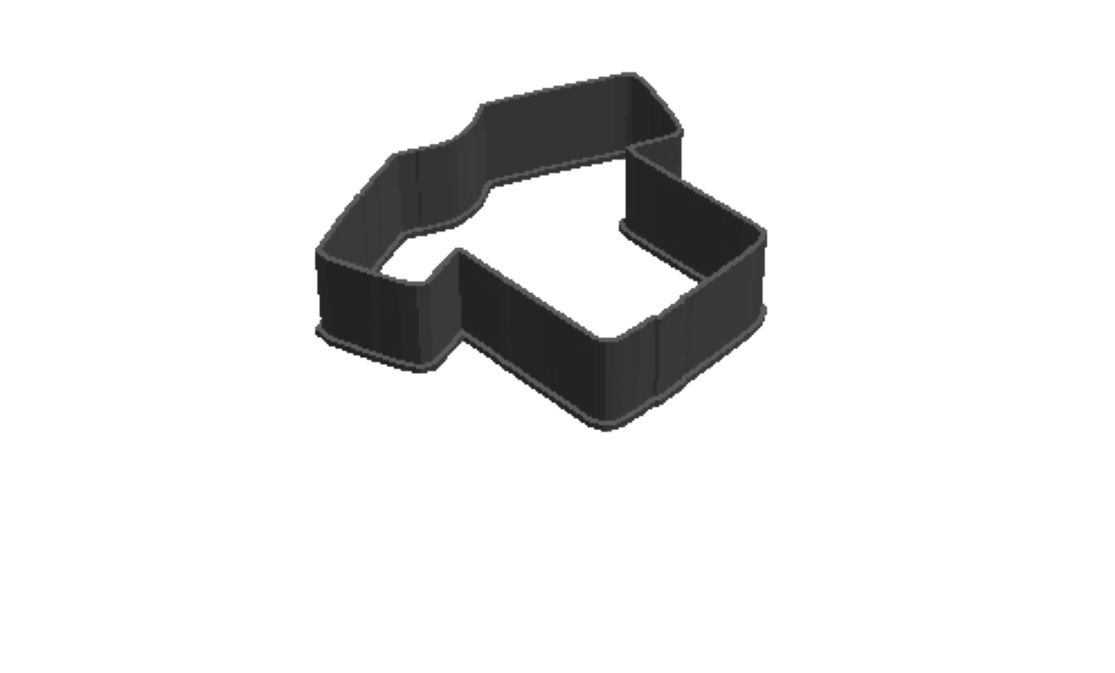 T-Shirt outline Cookie Cutter    _0