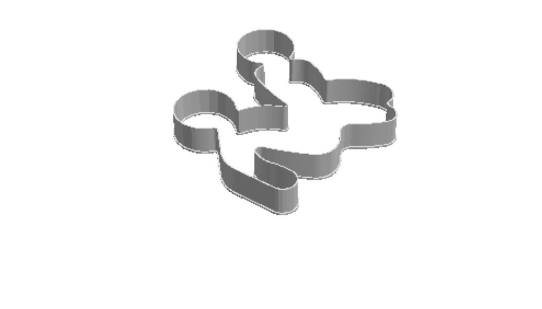 Two in one outline Cookie Cutter      _0