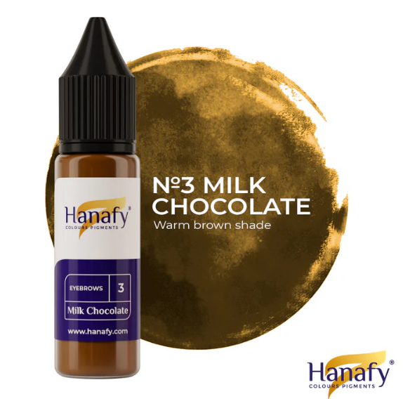 Milk Chocolate - Hanafy Eyebrows Pigment 15ML_0