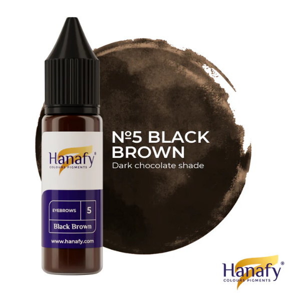Black Brown - Hanafy Eyebrows Pigment 15ML_0