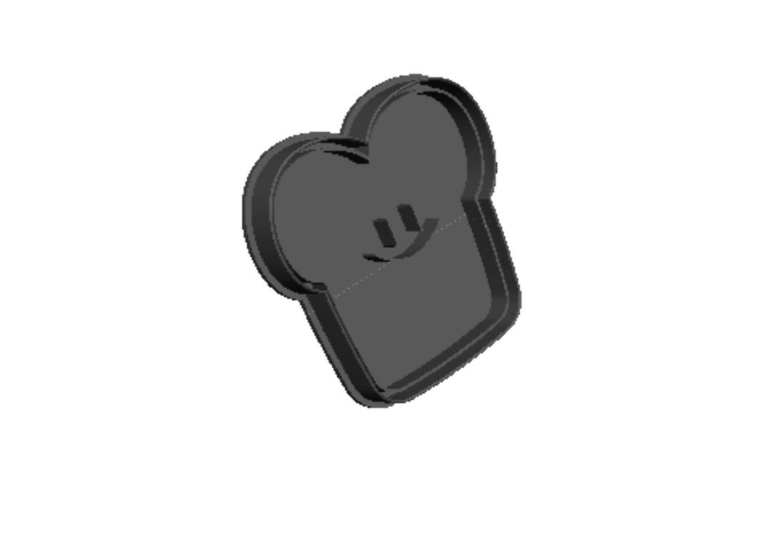 Toastie imprint Cookie Cutter _0