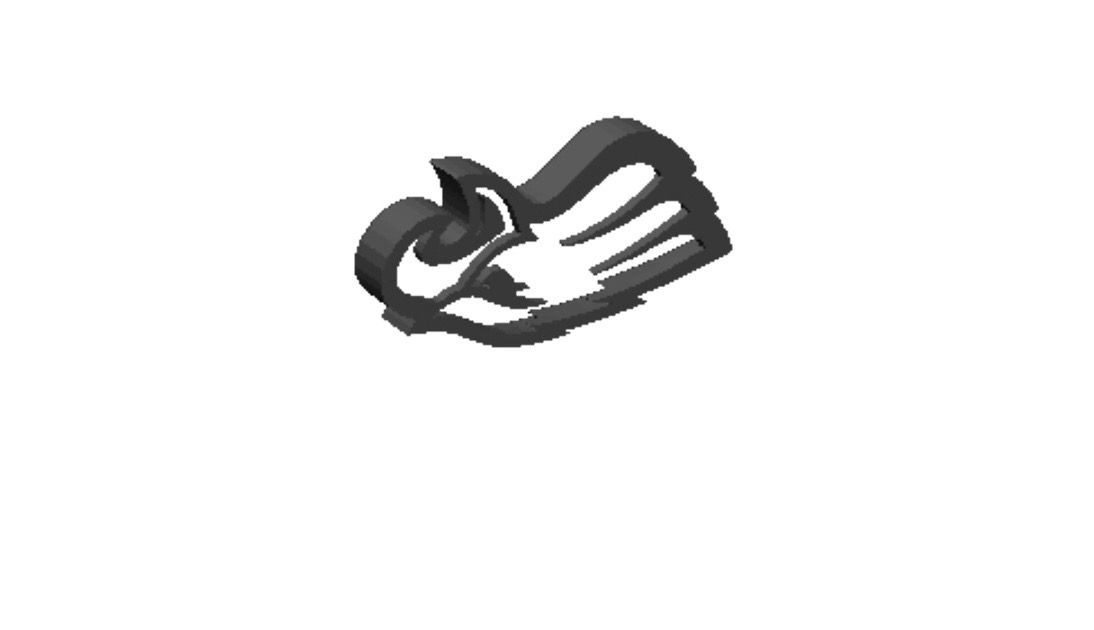 Eagle head outline Cookie Cutter   _0