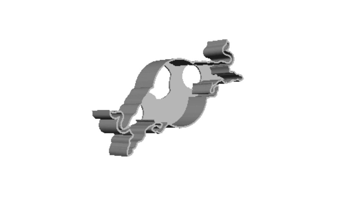 Red Bull logo  outline Cookie Cutter     _0