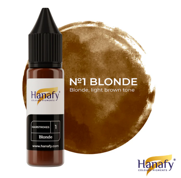 Hairstrokes Blonde N1 - Hanafy Colours Pigments 15 ML_0