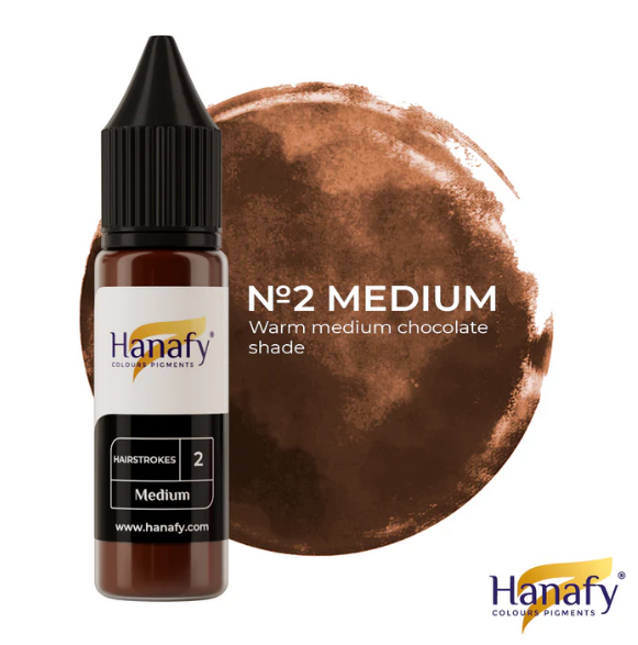 Hairstrokes Medium N2 - Hanafy Colours Pigments 15 ML_0