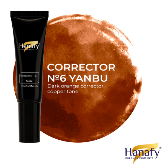 Microblading Line N6-Yanbu Corrector - Hanafy Colours Pigments 10 ML_0
