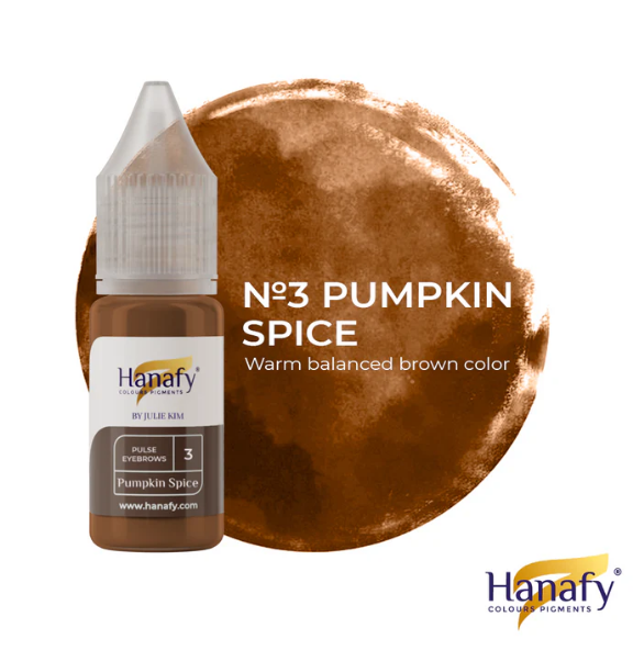 Pulse Eyebrow Line - N3- Pumpkin Spice - Hanafy Colours Pigments 10ML_0