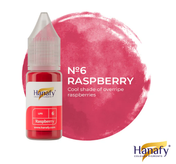 Basic Lips Line - N6-Raspberry - Hanafy Colours Pigments 10ML_0