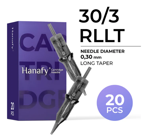 Universal Cartridge 30/3RL  1BOX 20Pcs- Hanafy Colours Pigments _0