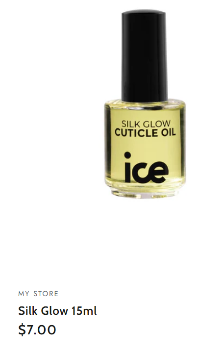 Cuticle Oil Silk Glow - Ice Nail Care 15ML_0