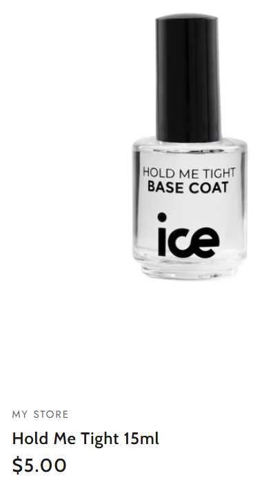 Hold me Tight Base Coat - Ice Nail Care 15ML_0
