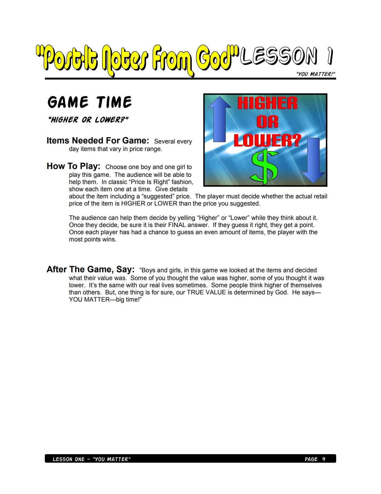 Post-It Notes From God – 8 Weeks of Primary School Lessons for Children's Church_5