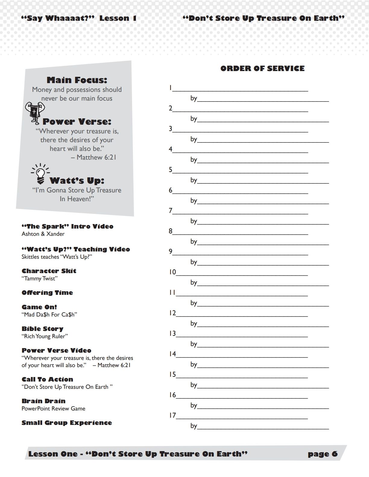 Say Whaaaat? – 6 Weeks of Primary School Lessons for Children's Church_2