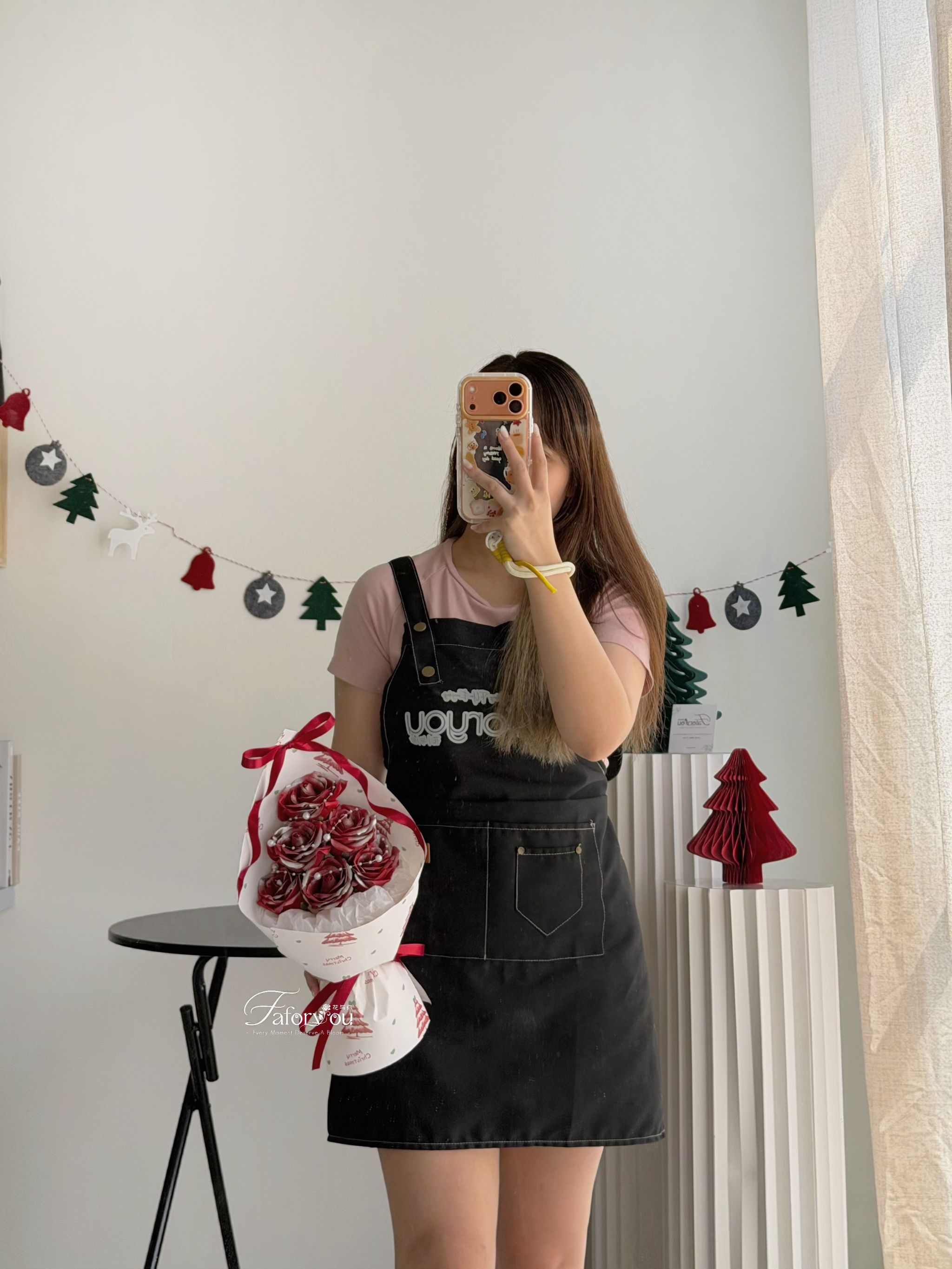 6 Stalk Christmas Tree Bouquet _2