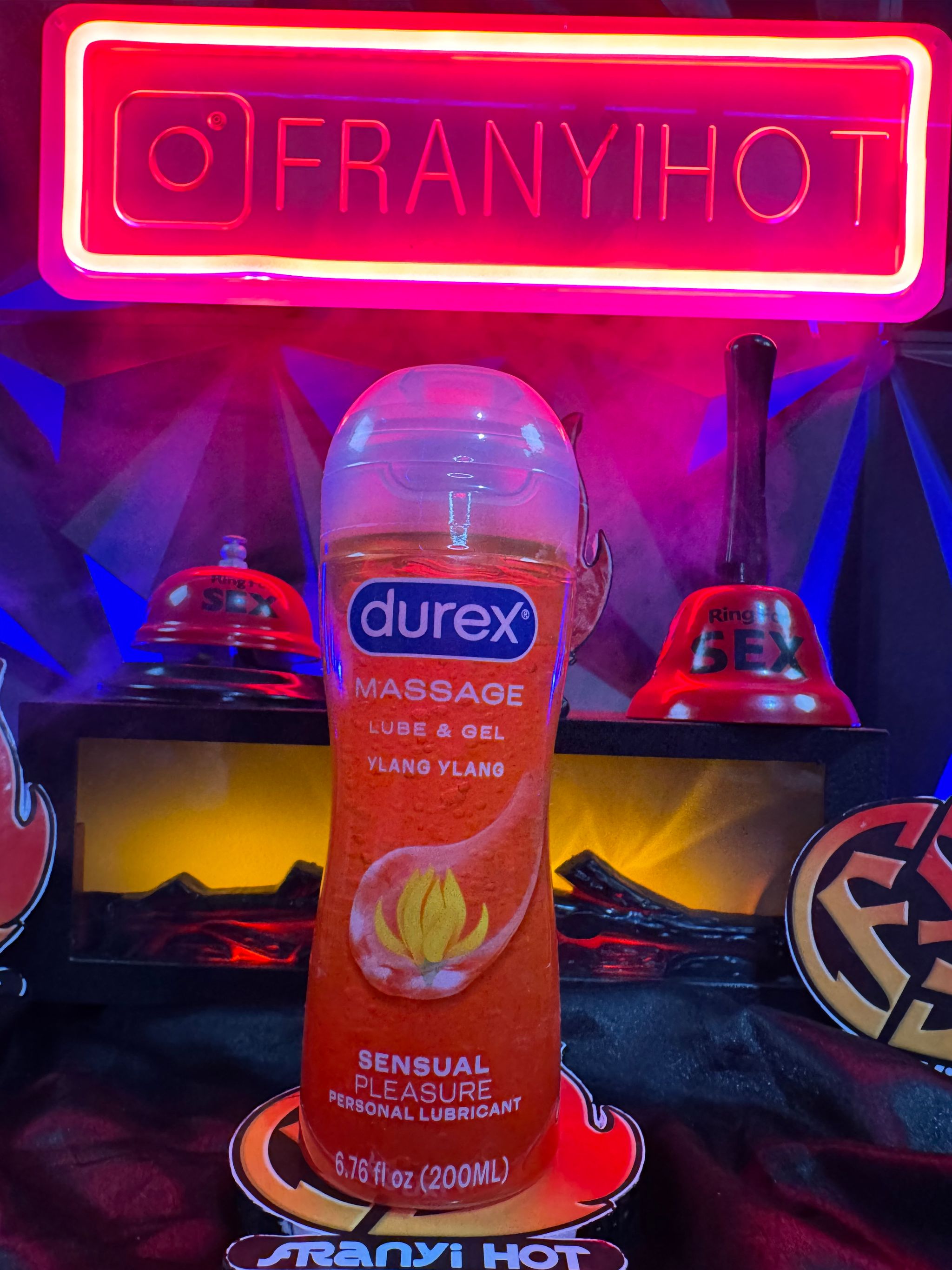 Lubricante Durex a base de agua sensación caliente _0