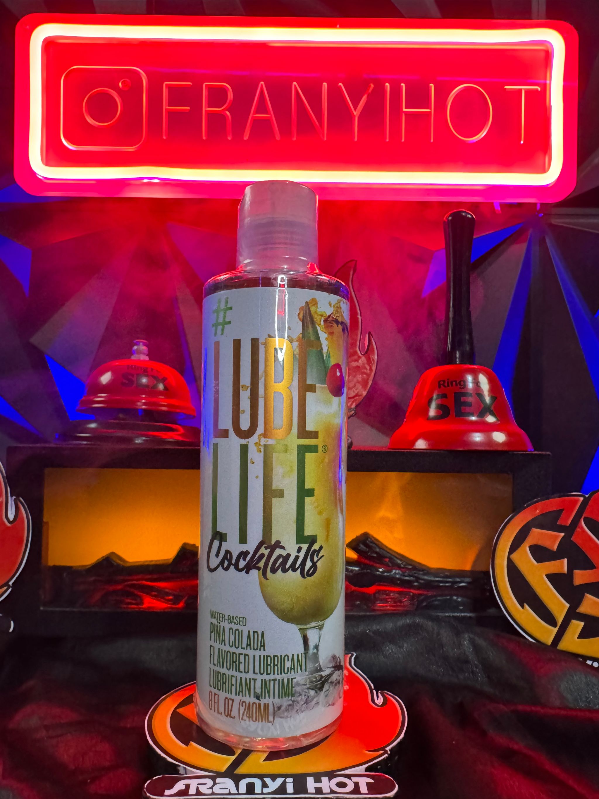 Lubricante sabor a piña colada, a base de agua _0