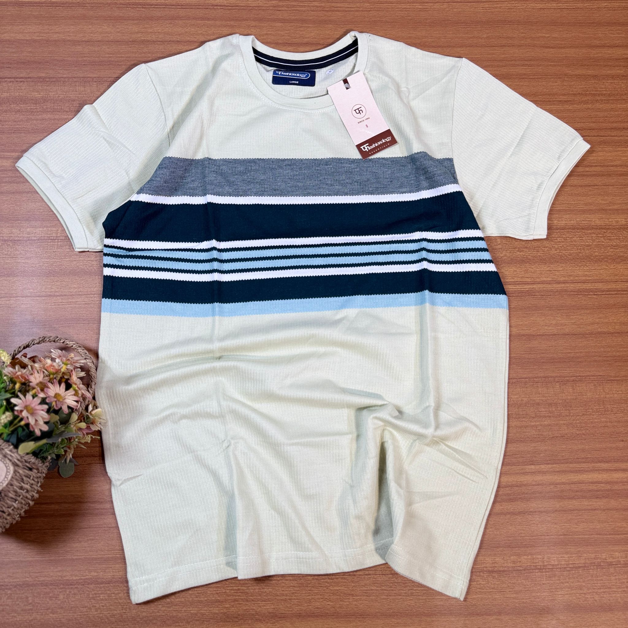 FASHIONOLOGY STRIPPED T-SHIRT 02_0