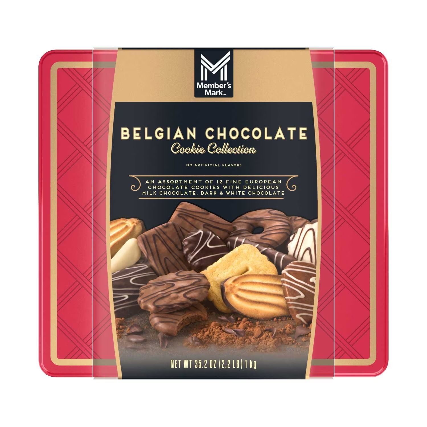 MM belgian Chocolate cookie tin_0