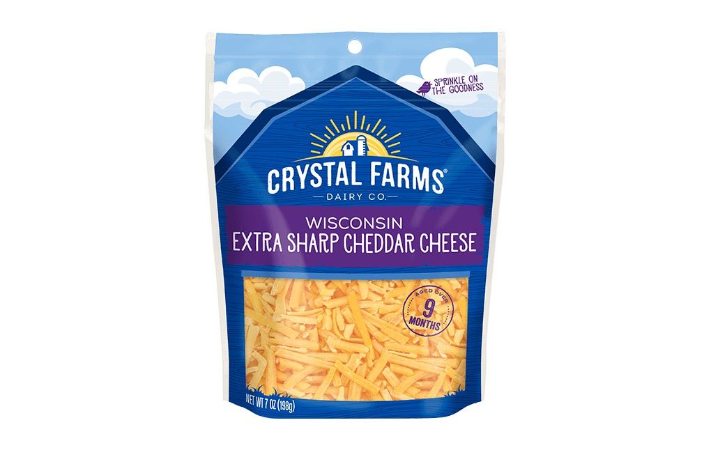Crystal Farm Wisconsin Extra Sharp Sheddar Shredded_0