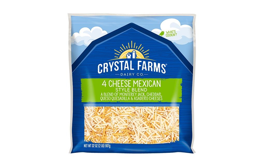 Crystal Farm shredded 4 cheese mexican_0