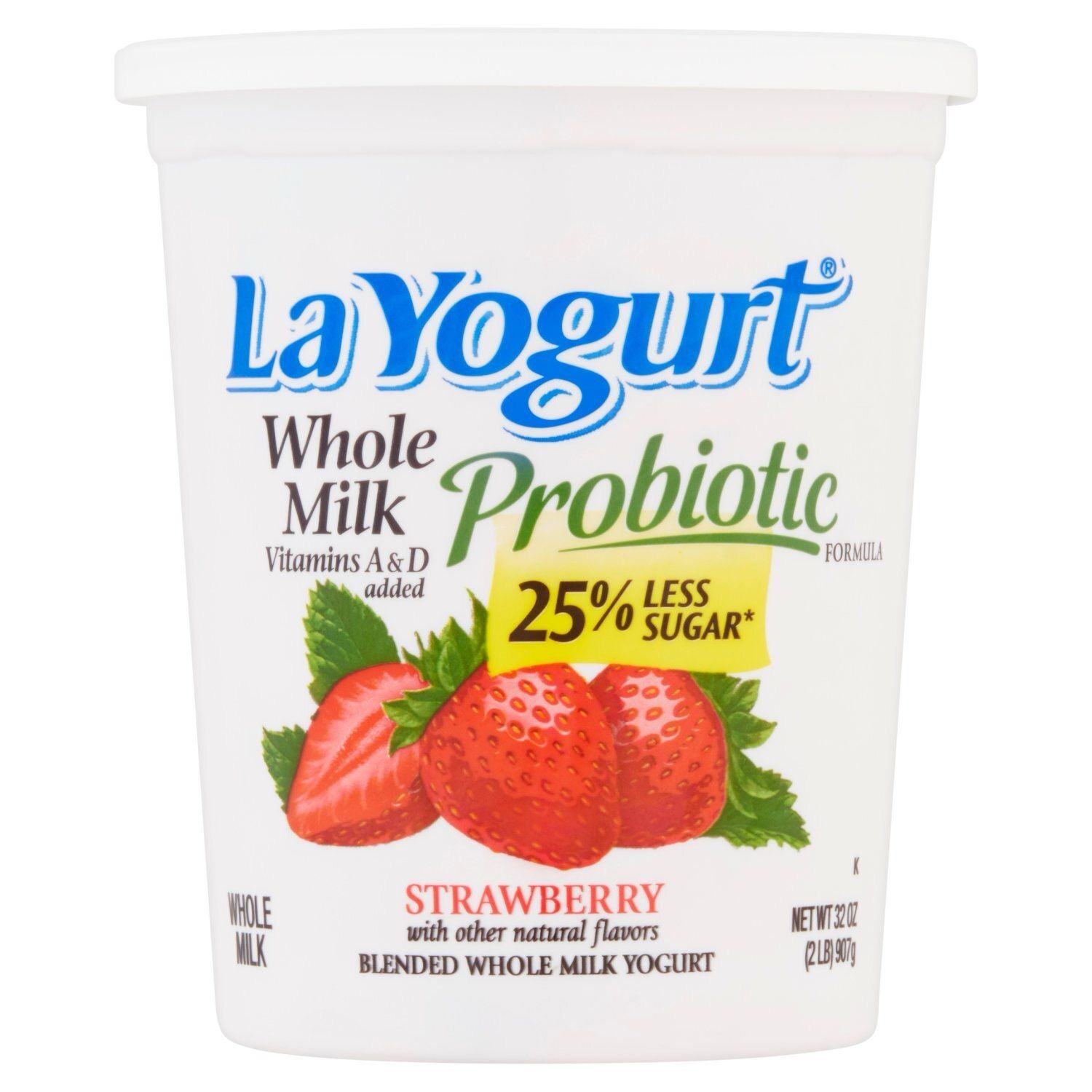 La Yogurt Whole Milk Strawberry_0