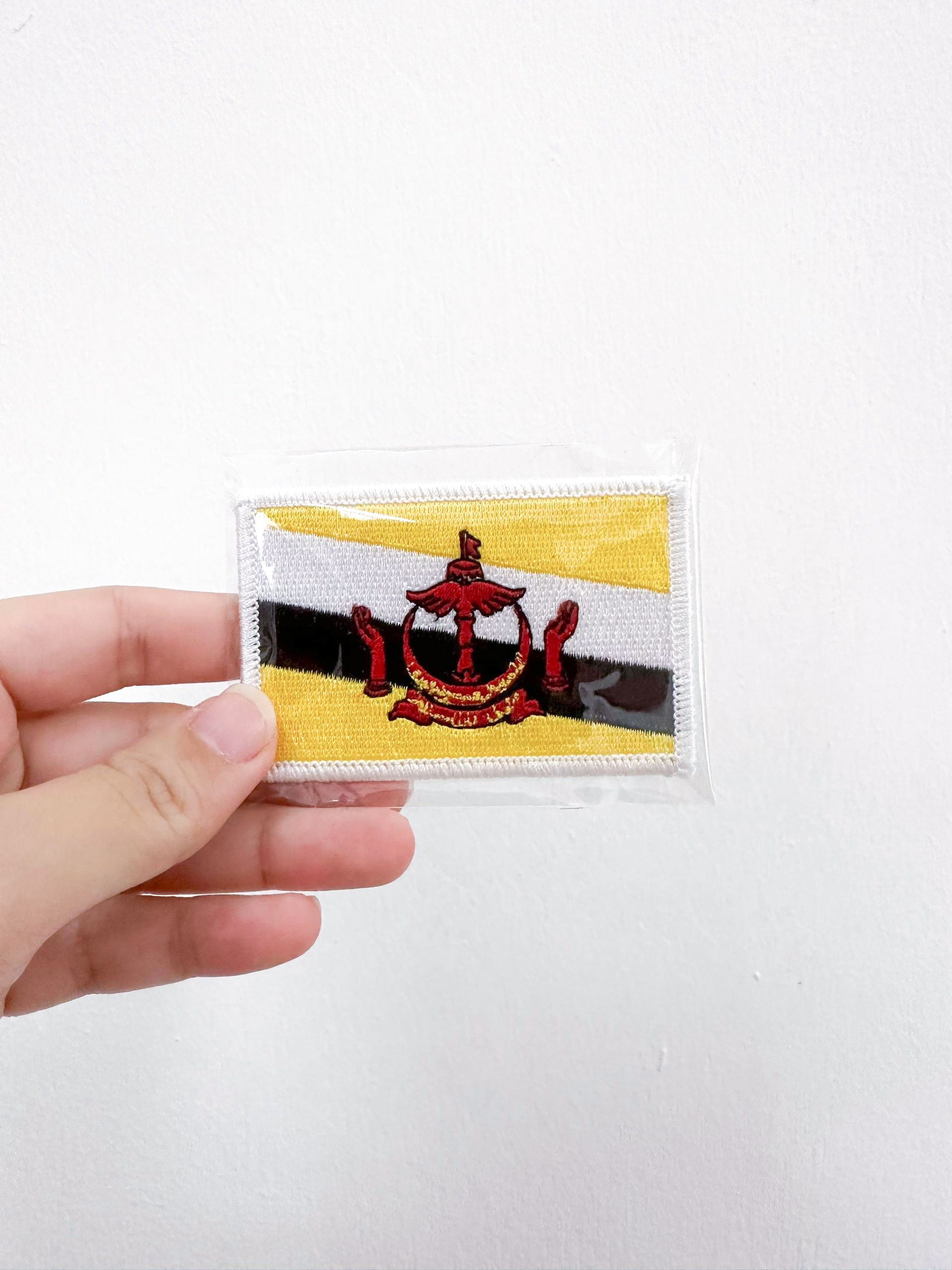 Brunei Flag Embroidered Patch_0