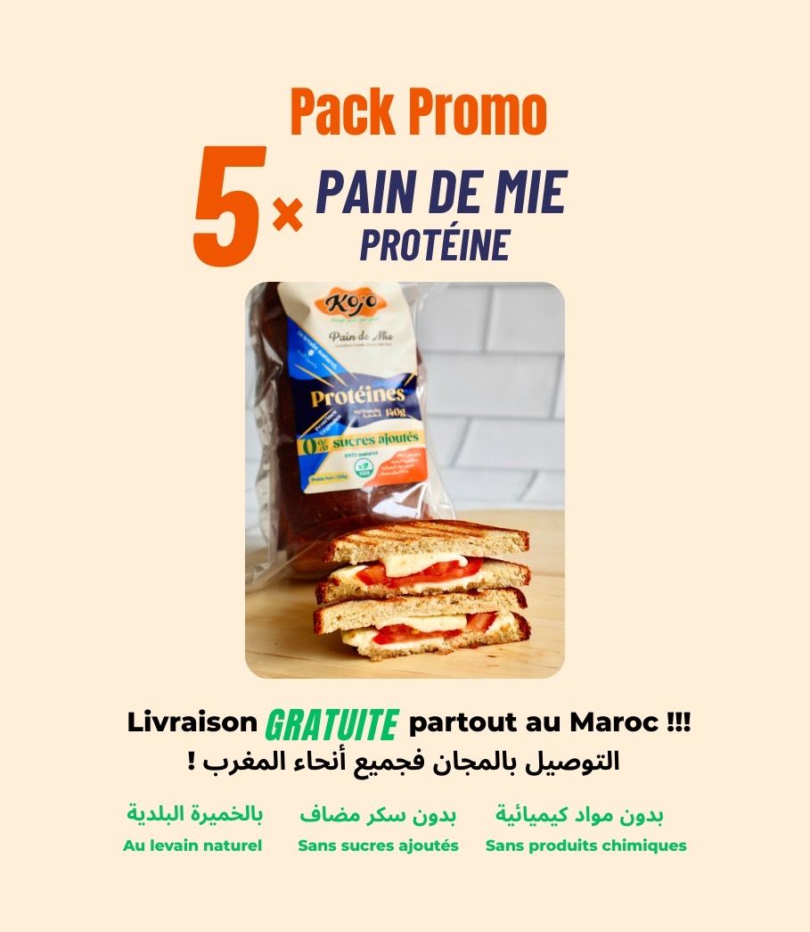 5x Pain de mie Protéine - livraison gratuite _0
