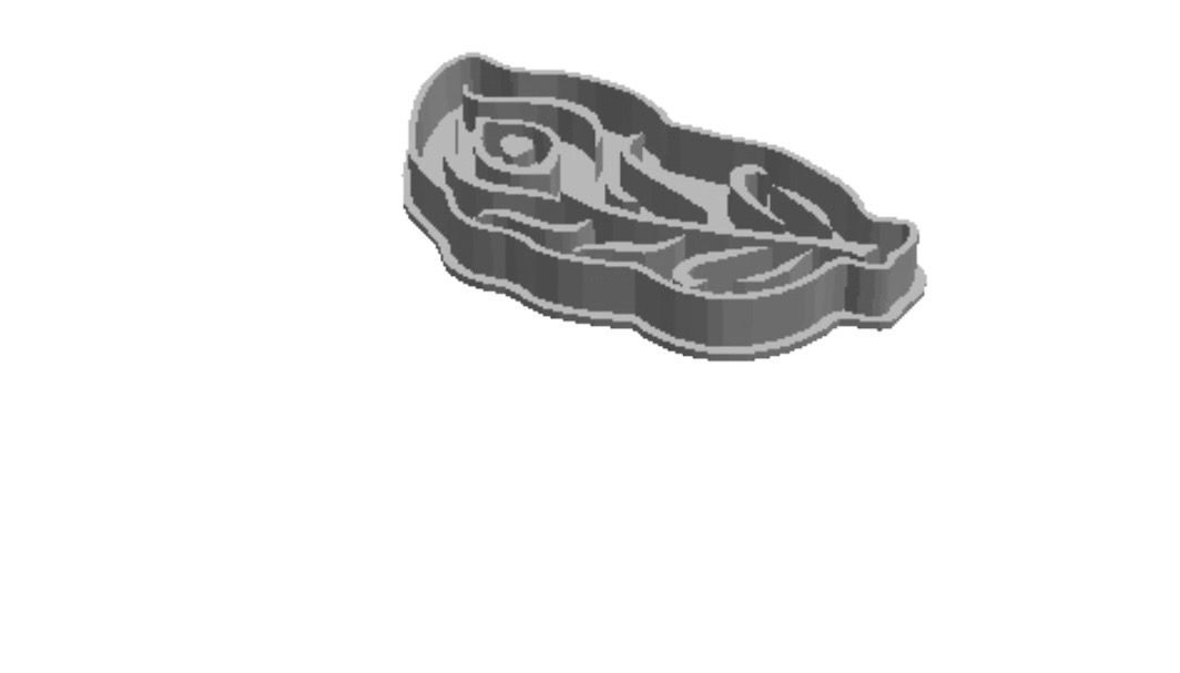 Peacock Feather imprint Cookie Cutter     _0