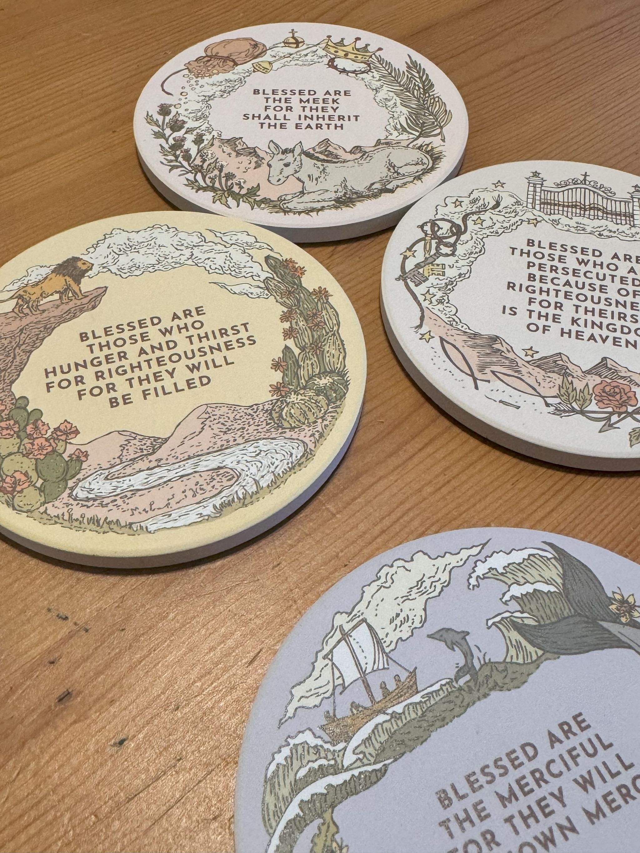 Beatitudes Coaster - Ceramic_0