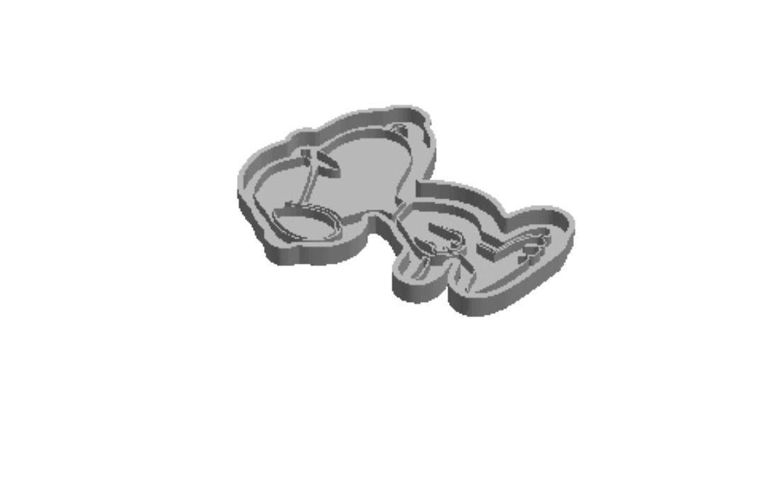 Snoopy  imprint Cookie Cutter_0