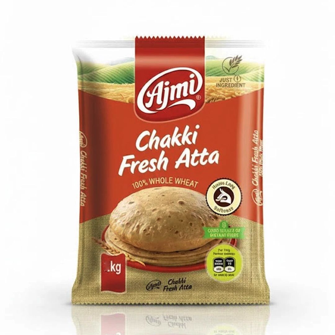 Ajmi Chakki Fresh Atta 2Kg_0
