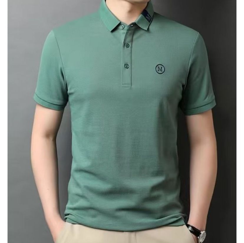 Men’s polo fashion T-shirts short sleeve -Green_1