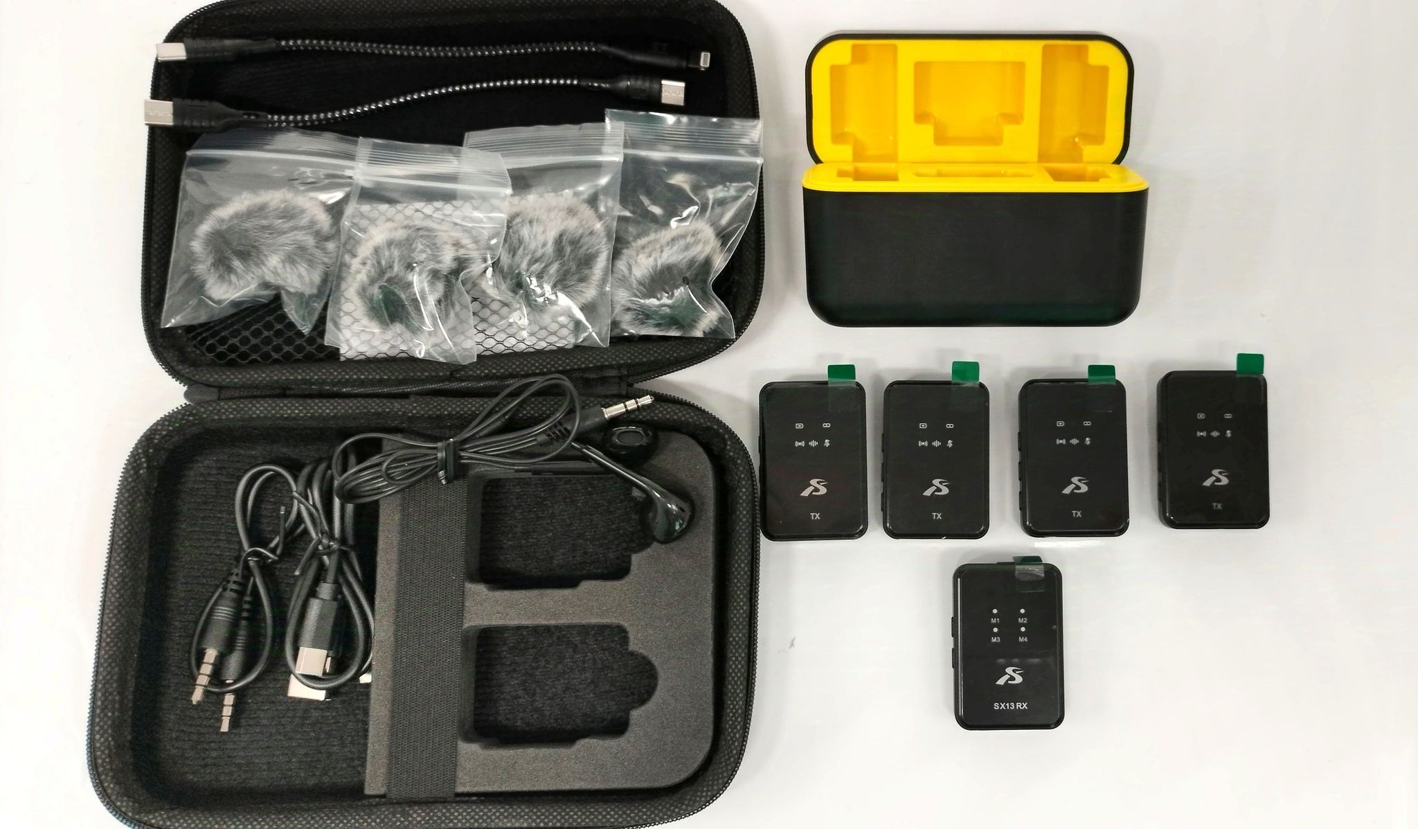 SX13 Wireless Microphone (4in1 Lavalier Microphone With Noise Reduction)_4